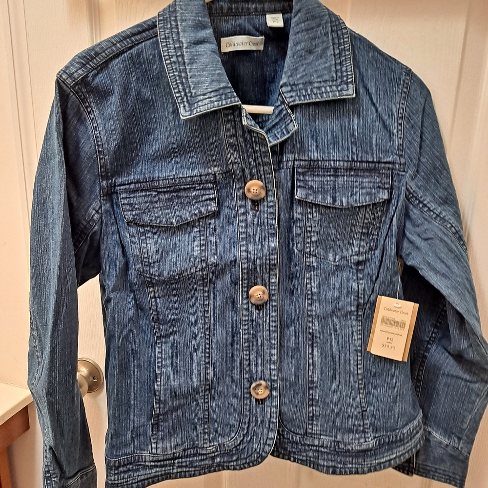 Coldwater Creek Casual Jean Jacket